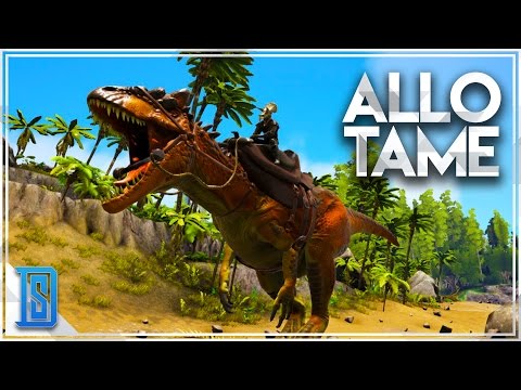 Ark:Survival Evolved -Primitive + - 9-8 - ALLOSAURUS TAME/THE TRAP!