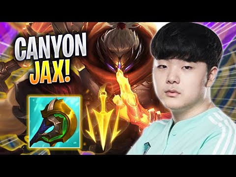 CANYON IS SO GOOD WITH JAX! - DK Canyon Plays Jax JUNGLE vs Graves! | Season 2023