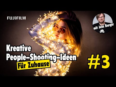 Kreative People-Shooting-Ideen für Zuhause mit Jens Burger | #3 Die Lichterkette