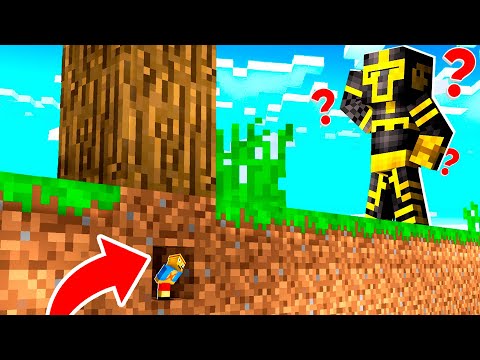ENGAÑO SIENDO DIMINUTO PARA ROBAR A MI AMIGO EN MINECRAFT 😱