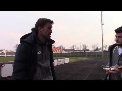 L'ALLENATORE DELLA LUPARENSE MATTEO CENTURIONI DOPO IL 2-3 INTERNO CONTRO L'UNION CLODIENSE