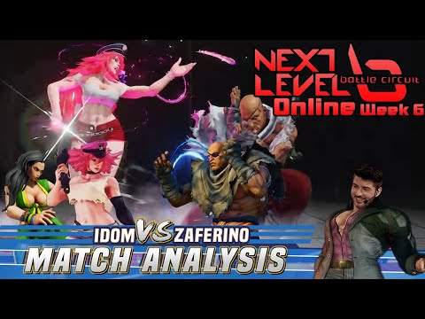SFV CE Match Analysis: NLBC Online Week 6 - Idom (Laura/Poison) vs. Zaferino (Sagat)