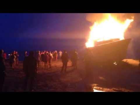 Tall Timbers Marina Annual Boat Burning