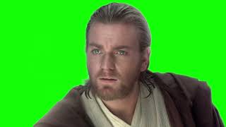 Obi-Wan Kenobi "that's…good news" Star Wars Episode II Attack of the Clones green screen
