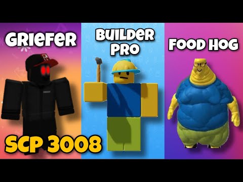 Types of Roblox Ikea SCP 3008 Players!