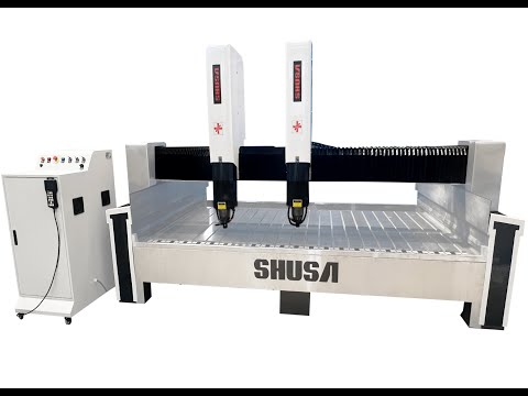 Double Head CNC Stone Engraving Machine