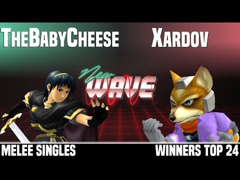 New Wave - TheBabyCheese (Marth) vs Xardov (Fox) - MELEE SINGLES - WINNERS TOP 24