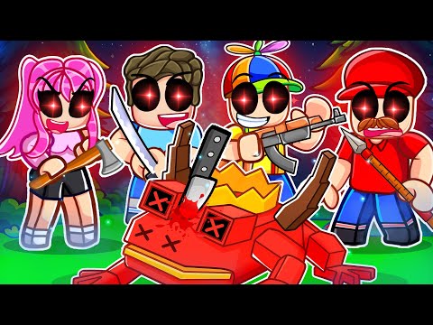 We KILLED The New FROG MONSTER In 99 Nights In The Forest!