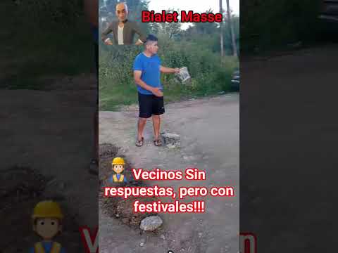 Autorespuesta, vecino arregla la calle. Mirador del Lago Bialet Massé, Córdoba.