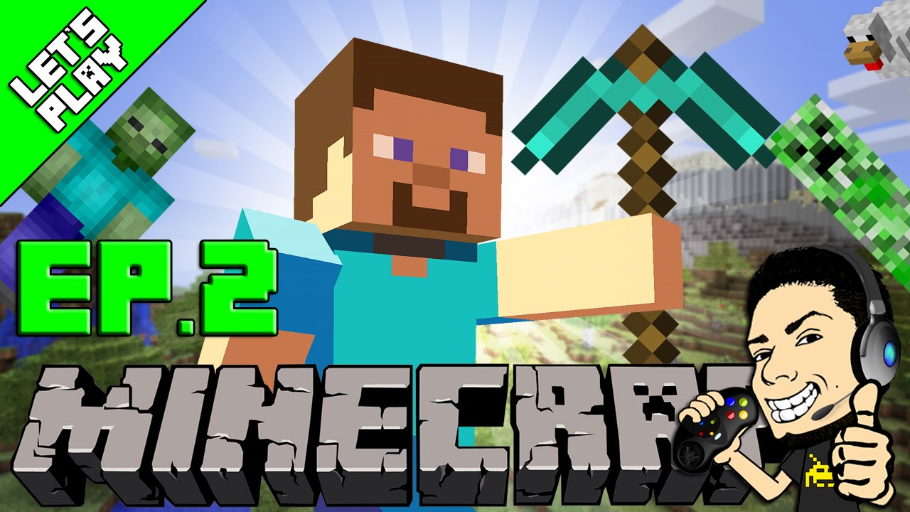 Let's Play Minecraft Survival Episode 2 | The First Night