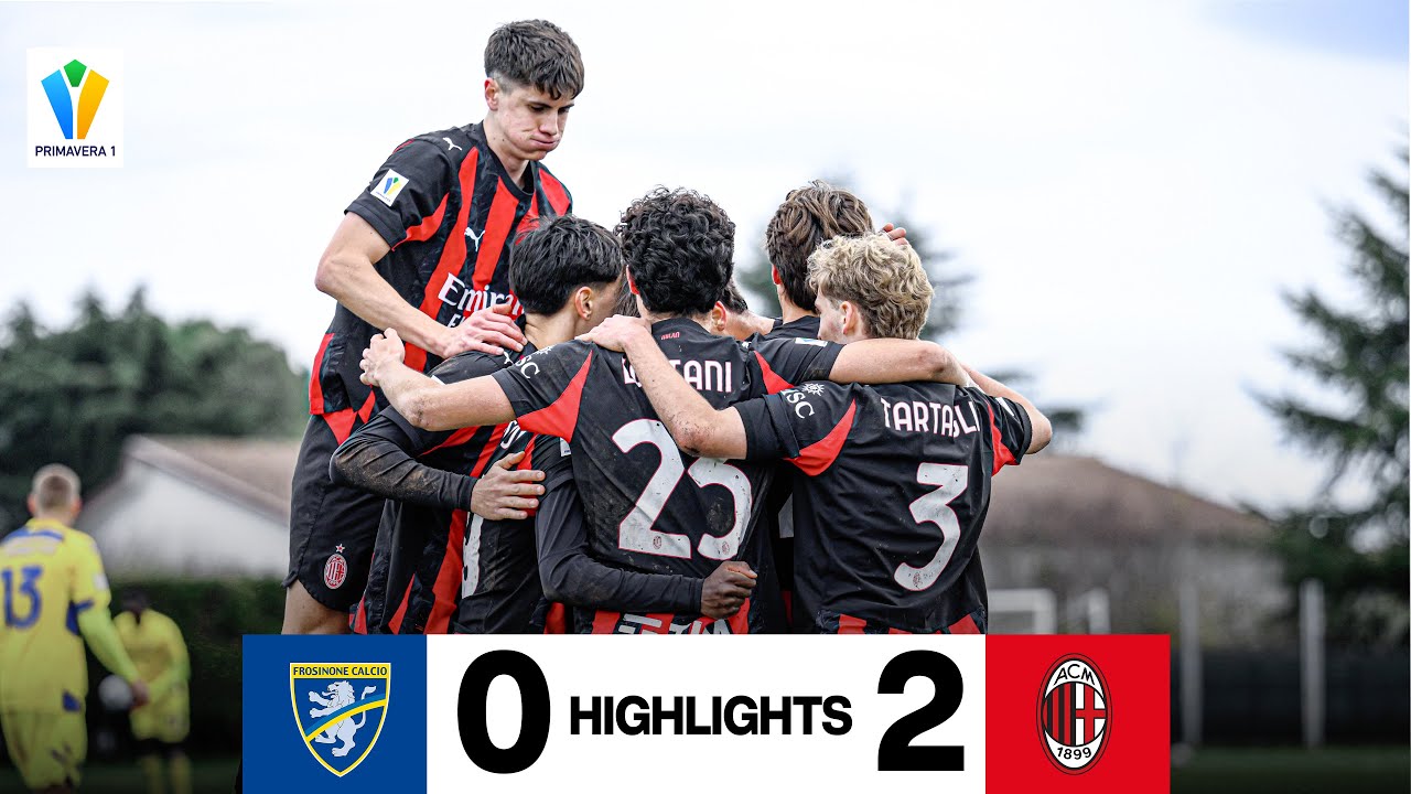 Frosinone U20 vs Milan U20 Highlights