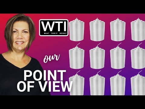 Mega Candles Unscented Silver Candles - WTI product video review