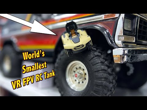 World's Smallest VR RC Tank - Maximum Climbing Angle