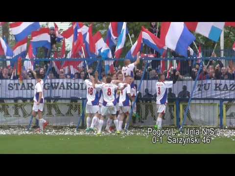 V Liga 23k. Pogoń Leżajsk - Unia Nowa Sarzyna 30.04.2017r. - skrót meczu