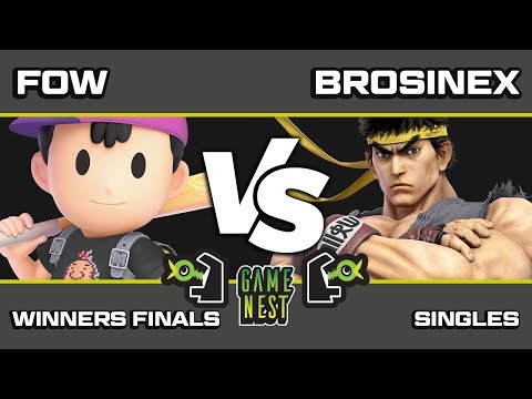 Game Nest Smash It Up: FOW (Ness) vs Brosinex (RYU) - Winners Finals