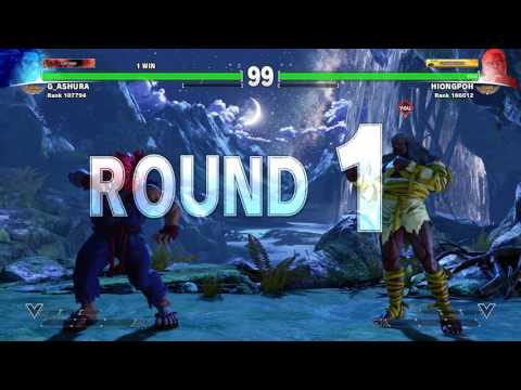 Street Fighter V - Urien vs Akuma 16th Mar 2017
