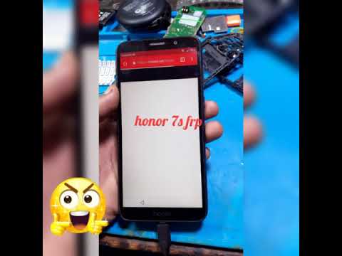 Honor 7s google account bypass