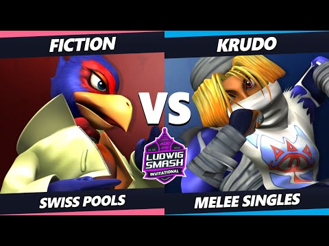 Ludwig Invitational - Fiction (Falco) Vs. Krudo (Sheik) SSBM Melee Tournament