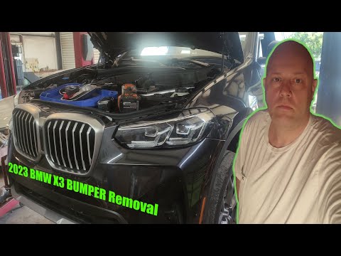 2023 BMW X3 Front Bumper Removal