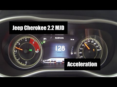 2016 Jeep Cherokee 2.2 MJD Limited 0-100 km/h acceleration
