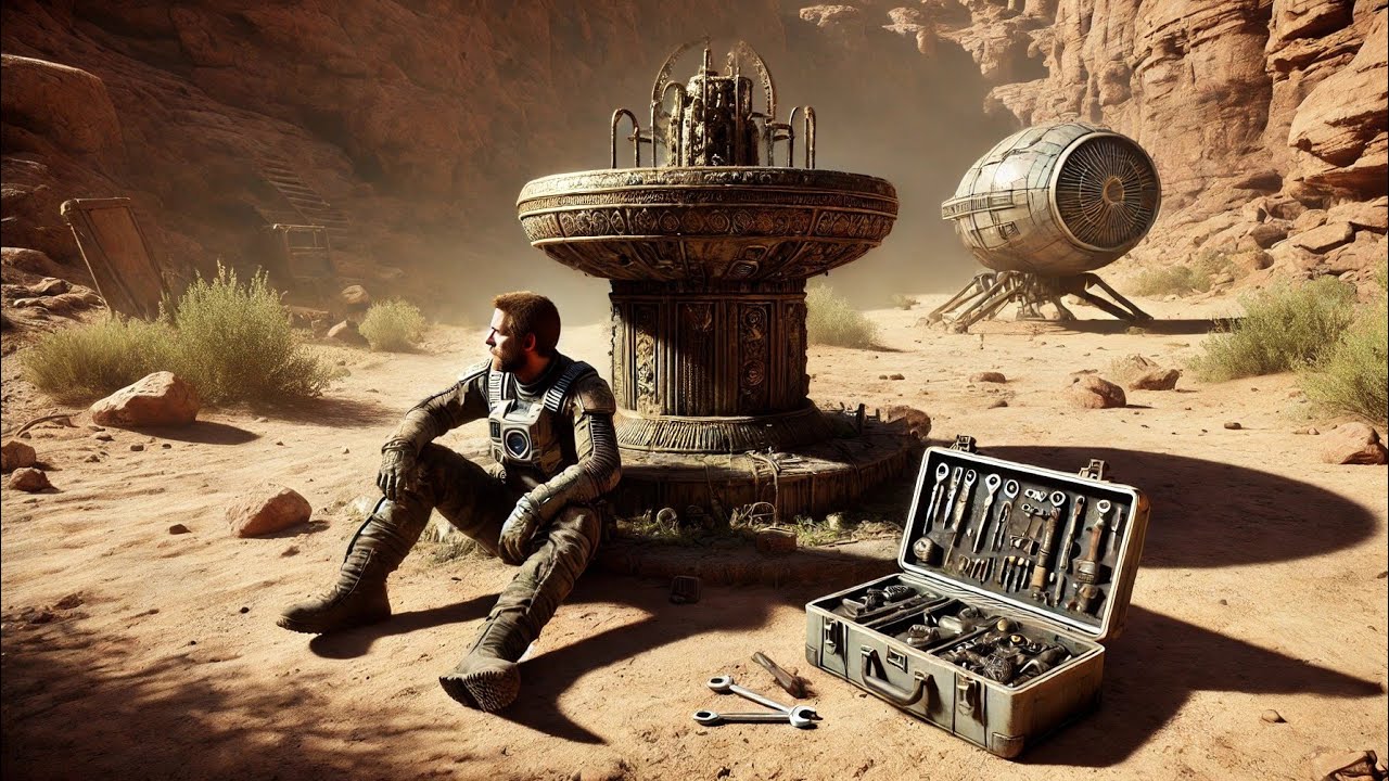 Aliens Are Completely SHOCKED When Human Mechanic Fixes Fountain Broken 50,000 Years Ago