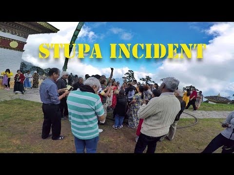 INDIAN RIDER GETTING UPON STUPA, DOCHULA PASS, BHUTAN: Full Story Shared - Must Watch