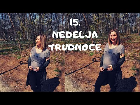 TRUDNOCA PO NEDELJAMA | 15. NEDELJA TRUDNOCE | MOJA TRUDNOCA, SIMPTOMI I BEBIN RAZVOJ