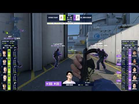 AQUA ACE - ASTRALIS TALENT VS BIG OMEN ACADEMY - WePlay Academy League - CSGO