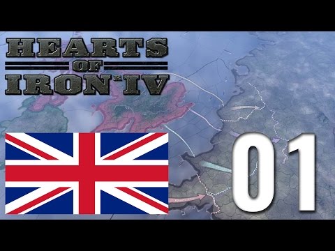 Hearts of Iron IV [01] - UK - Let's Play [Gameplay German/Deutsch]