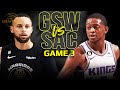 Golden State Warriors Vs Sacramento Kings Game 3 Full Highlights 2023 WCR1 FreeDawkins