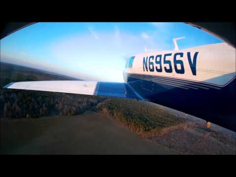 '75 Mooney M20C Ranger flight Turnigy 2k camera tail mount