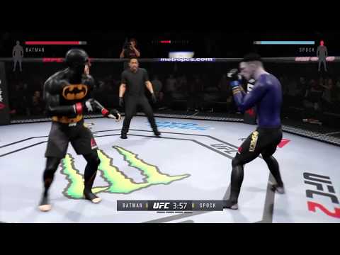 Batman vs. Spock (EA Sports UFC 2) - Crazy UFC 👊🤪