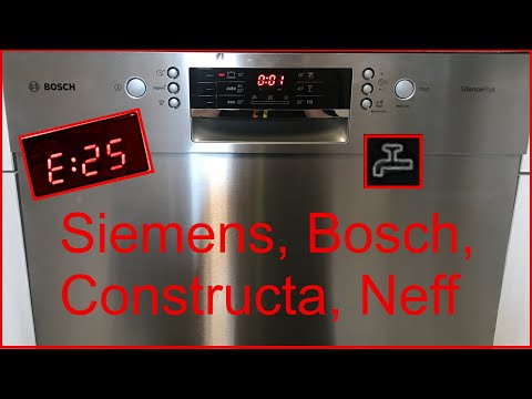 🔧Dishwasher error E25 & tap light flashing 💧 | Find & remove foreign object in pump