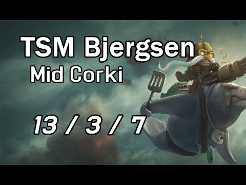 TSM Bjergsen Mid Corki 13/3/7 VS Zed