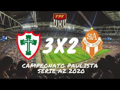 GOLS PORTUGUESA 3X2 ATIBAIA GRANDE VIRADA DA LUSA CAMPEONATO PAULISTA SÉRIE A2 2020