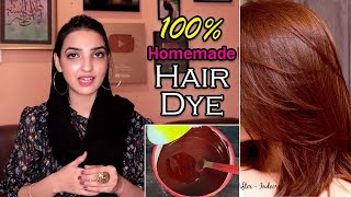 Brown Hair Tint Natural Dye 100% Safe + Homemade Hair Conditioner