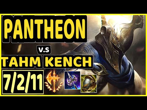 HARP (PANTHEON) vs TAHM KENCH - 7/2/11 KDA BOTTOM SUPPORT CHALLENGER GAMEPLAY - KR