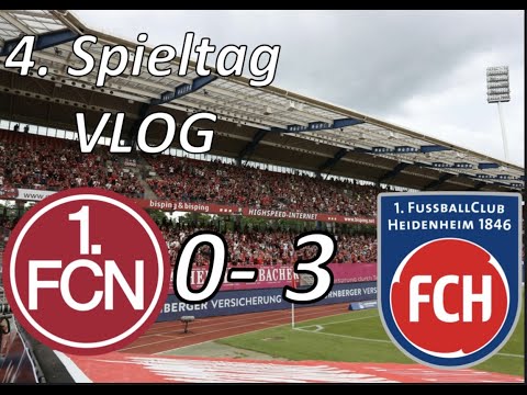 Stadion VLOG Nordkurve: 1. FCN - Heidenheim vom 12.08.2022