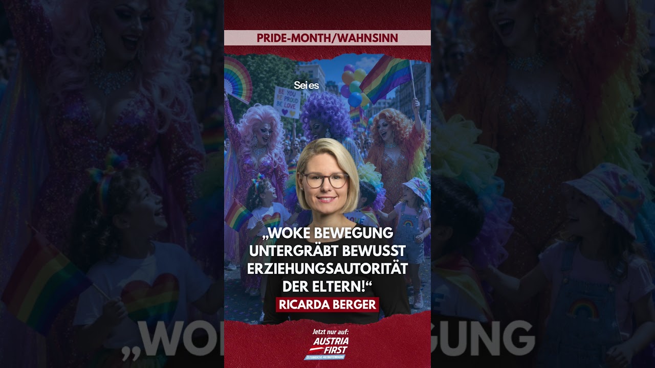 Woke Bewegung untergäbt bewusst Erziehungsautorität der Eltern! - Ricarda Berger