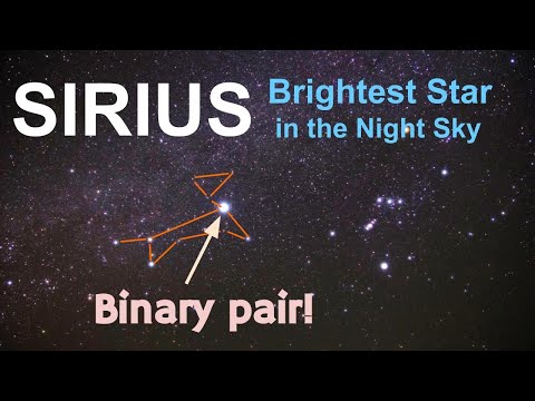 Brightest Star In The Night Sky: Sirius In Canis Major