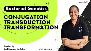 Bacterial Genetics: Transformation, Transduction & Conjugation Explained | Dr. Priyanka Sachdev