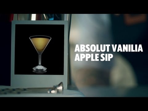 ABSOLUT VANILIA APPLE SIP DRINK RECIPE - HOW TO MIX