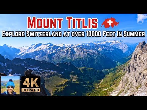 Erkunden Sie im Sommer den herrlichen Berg Titlis in Engelberg, Schweiz