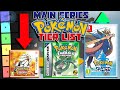 The Main Series Pokémon Game Tier List