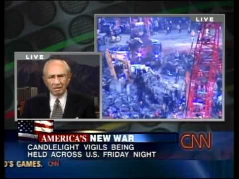 CNN 9/11 LIVE TV Coverage (9/14/01) 9:45 P.M - 10:00 P.M