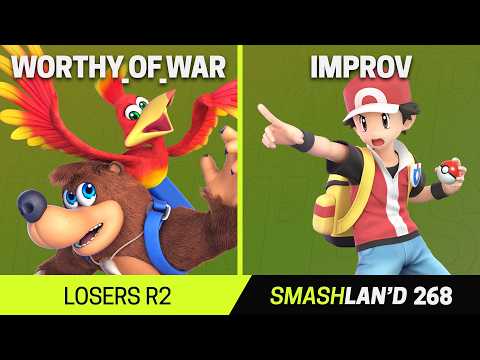 SmashLAN'd 268 Losers R2 - Worthy_of_War (Banjo & Kazooie) vs Improv (Pokémon Trainer) - SSBU
