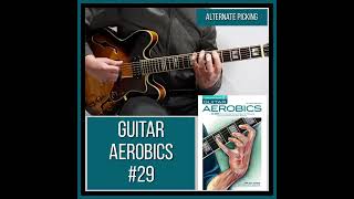 Video thumbnail for Guitar Aerobics - Exercise 29 - Minor Pentatonic Alternate Picking Guitar Exercise by Online Guitar Lessons UK