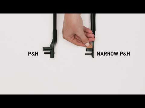 How to install wiper blades on a Regular P&H Arm