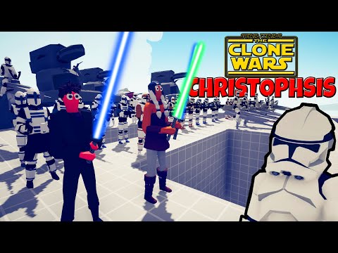 TABS Clone Wars CHRISTOPHSIS DEFENSE! - Totally Accurate Battle Simulator: Star Wars Mod