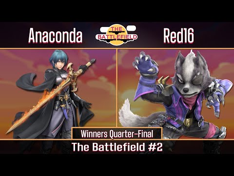 TBF # 02 | Anaconda (Byleth) vs Red16 (Wolf) | Winners Quarters | SSBU Ultimate Tournament